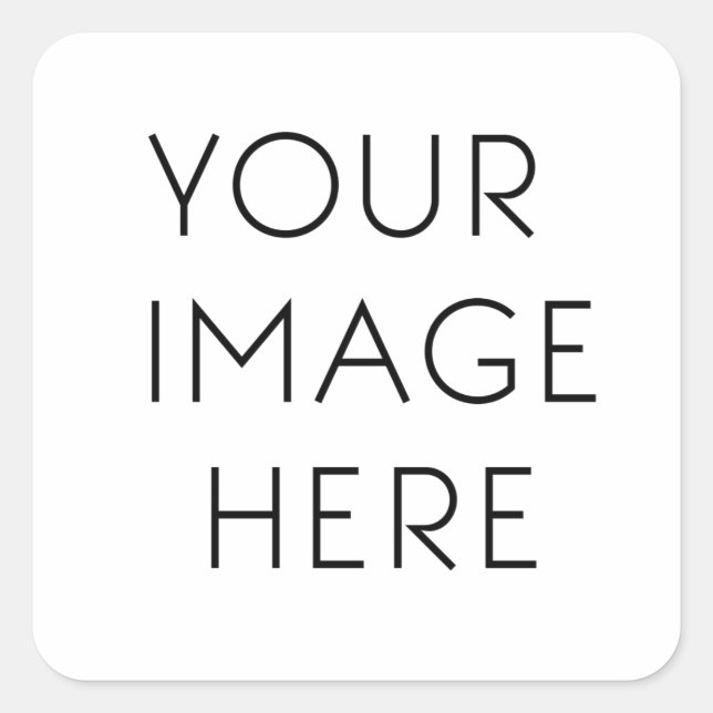 Adesivo Quadrado Personalizar (Frente)