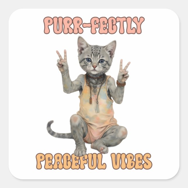 Adesivo Quadrado Personalizar Boho Owl Belo Hippie (Frente)