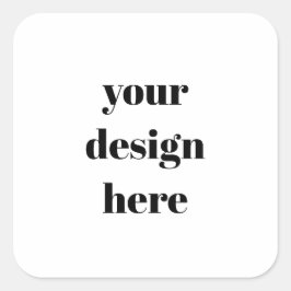 Adesivo Quadrado Personalizar ou personalizar
