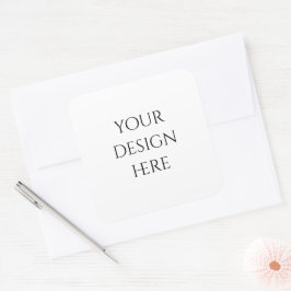 Adesivo Quadrado Personalizar ou personalizar