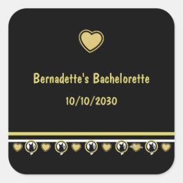 Adesivo Quadrado PERSONALIZAR: Pau de Gato de Amor pela Poeta Adiel