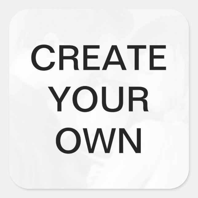 Adesivo Quadrado Personalize o seu (Frente)