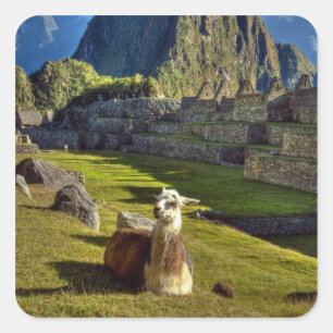 Adesivo Quadrado Peru, Andes, Cordilheira dos Andes, Machu Picchu