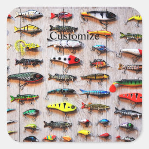 Adesivo Quadrado Pesca Clássica Arrasta Thunder_Cove