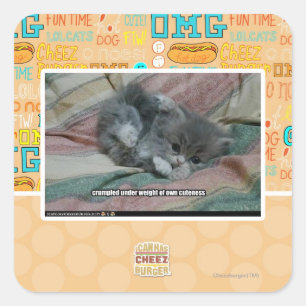 Adesivo Quadrado Peso da própria beleza