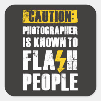Adesivo Quadrado Pessoas Flash -