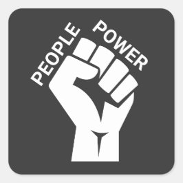 Adesivo Quadrado Pessoas Power