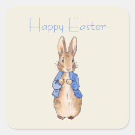 Adesivo Quadrado Peter, o coelho da Páscoa
