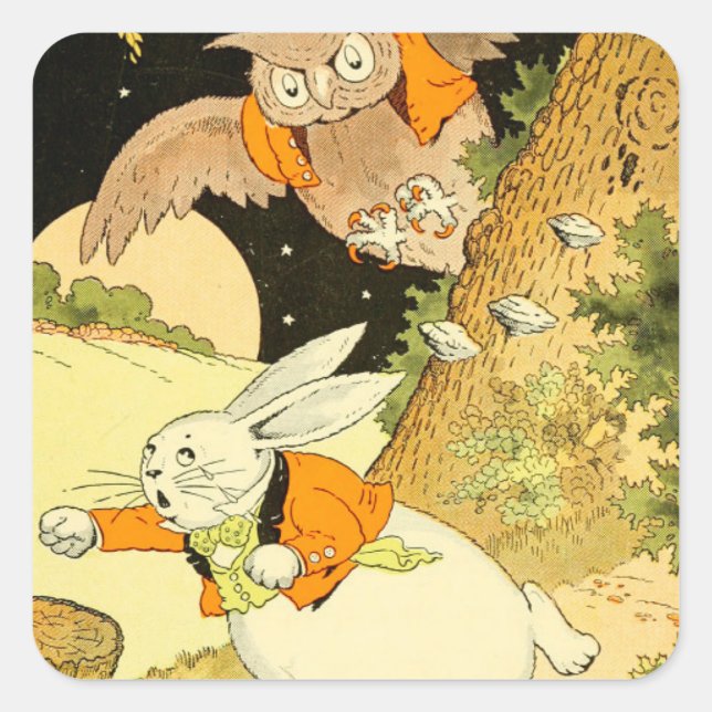 Adesivo Quadrado Peter Rabbit Sticker (Frente)