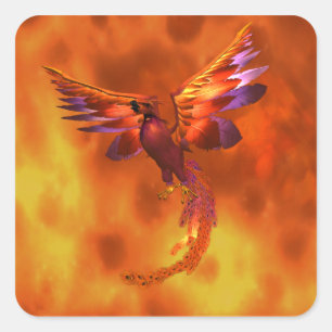 Adesivo Quadrado Phoenix