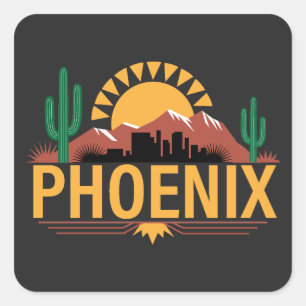 Adesivo Quadrado Phoenix Arizona