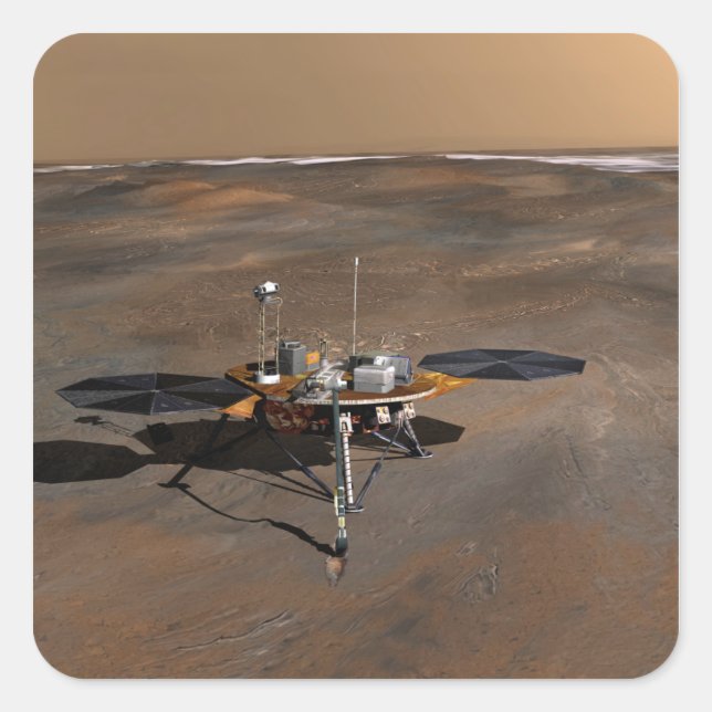 Adesivo Quadrado Phoenix Mars Lander 3 (Frente)