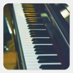 Adesivo Quadrado Piano bonito