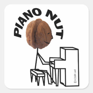 Adesivo Quadrado Piano Nut