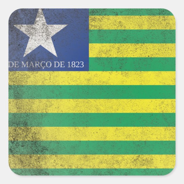 Adesivo Quadrado Piauí (Frente)