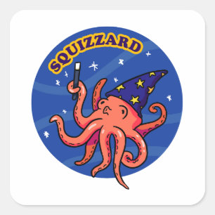 Adesivo Quadrado Picante Engraçado de Magia Engraçada de Molho