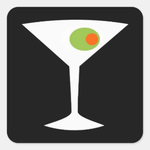 Adesivo Quadrado Picaretas na Praça Martini do Filme Clássico