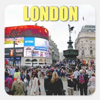 Adesivo Quadrado Piccadilly Circus - Foto Pro