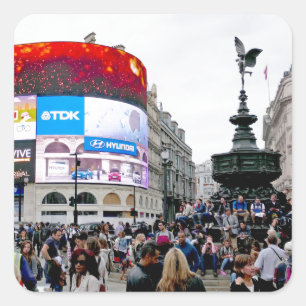 Adesivo Quadrado Piccadilly Circus - Foto profissional