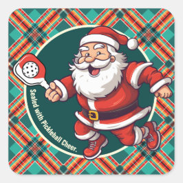 Adesivo Quadrado Piceball 🎅 Natal personalizável