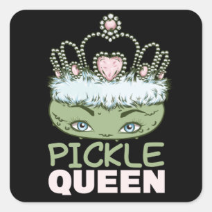 Adesivo Quadrado Picles Queen Pickles Ruler Pickles King