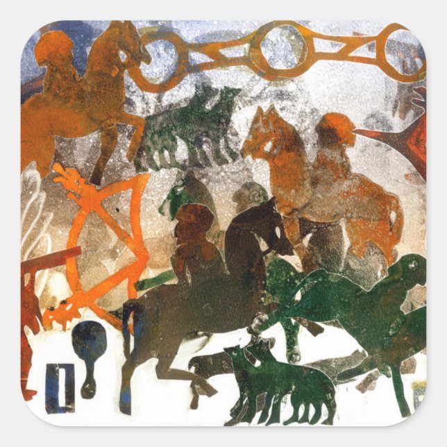 Adesivo Quadrado Piclish Heritage (Frente)