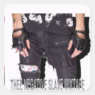 ADESIVO QUADRADO PICTUREPLANO - 'A MISTURA NEGATIVA DE ESCRAVOS'