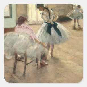 Adesivo Quadrado Pierre A Renoir   Aulas de dança