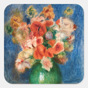 Adesivo Quadrado Pierre-Auguste Renoir - Buquê