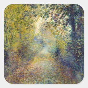 Adesivo Quadrado Pierre-Auguste Renoir - Na Floresta