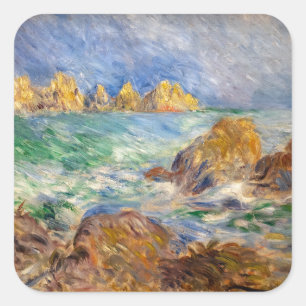 Adesivo Quadrado Pierre Auguste Renoir trabalho de arte - Marine, G