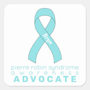 Adesivo Quadrado Pierre Robin Syndrome Advocate White