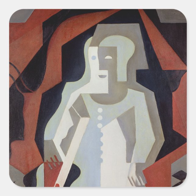 Adesivo Quadrado Pierrot, 1919 (Frente)