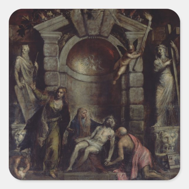 Adesivo Quadrado Pieta (Frente)