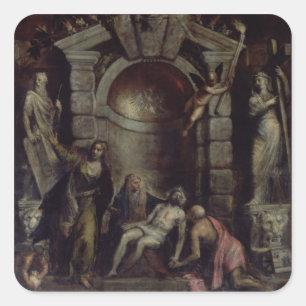 Adesivo Quadrado Pieta