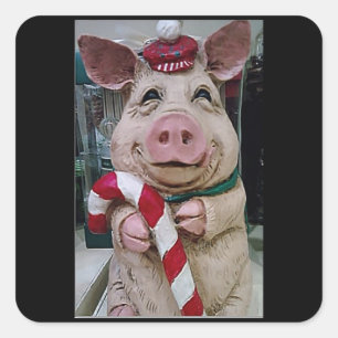 ADESIVO QUADRADO **PIGGY*** PEDAÇOS