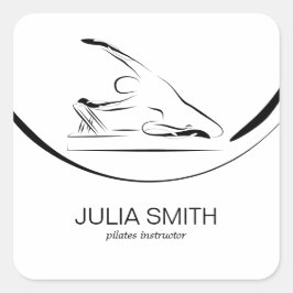 Adesivo Quadrado Pilata a Sereia no reformador