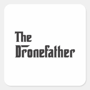 Adesivo Quadrado Piloto de Drone Quadcopter Drones FPV Funny Gift I