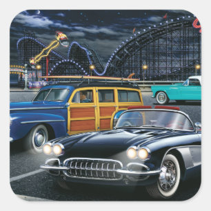 Adesivo Quadrado Piloto do ciclone