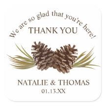 Pine Cones Obrigado, Presente.