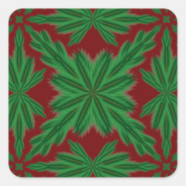 Adesivo Quadrado Pine Mandala Garnet Stickers
