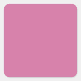 Adesivo Quadrado pinel comum de casa de bonecas, rosa sólido