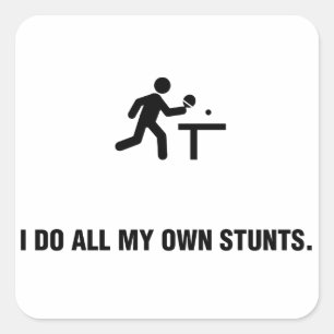 Adesivo Quadrado Ping Pong