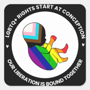 Adesivo Quadrado Pinheiros do Orgulho Fetus (quadrados)