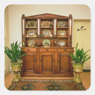 Adesivo Quadrado Pinheiros e caixeiros