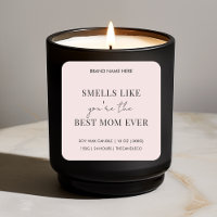 Pink Elegante Personalizado, Melhor Vela Mãe