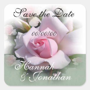 Adesivo Quadrado Pink Perfection ~ Sticker/Envelope Sealer