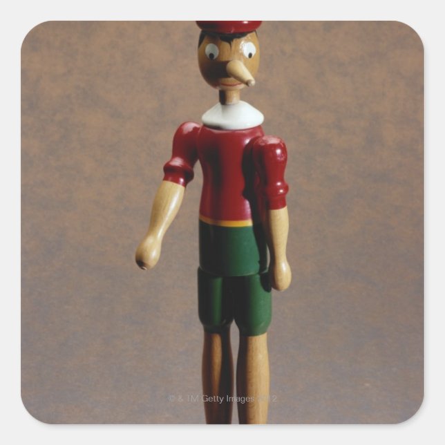 Adesivo Quadrado Pinóquio (Frente)