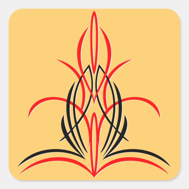 Adesivo Quadrado Pinstripe (Frente)