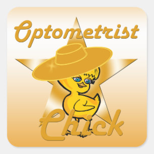 Adesivo Quadrado Pintinho Optometrista nº 10